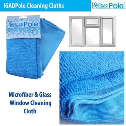 IGADPole Cleaning Cloths, Microfiber and Glass Cleaning cloths