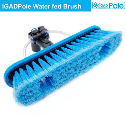 IGADPole 2023 10"(25cm) Water Fed Brush Head replacement, fed Tee and angle connector